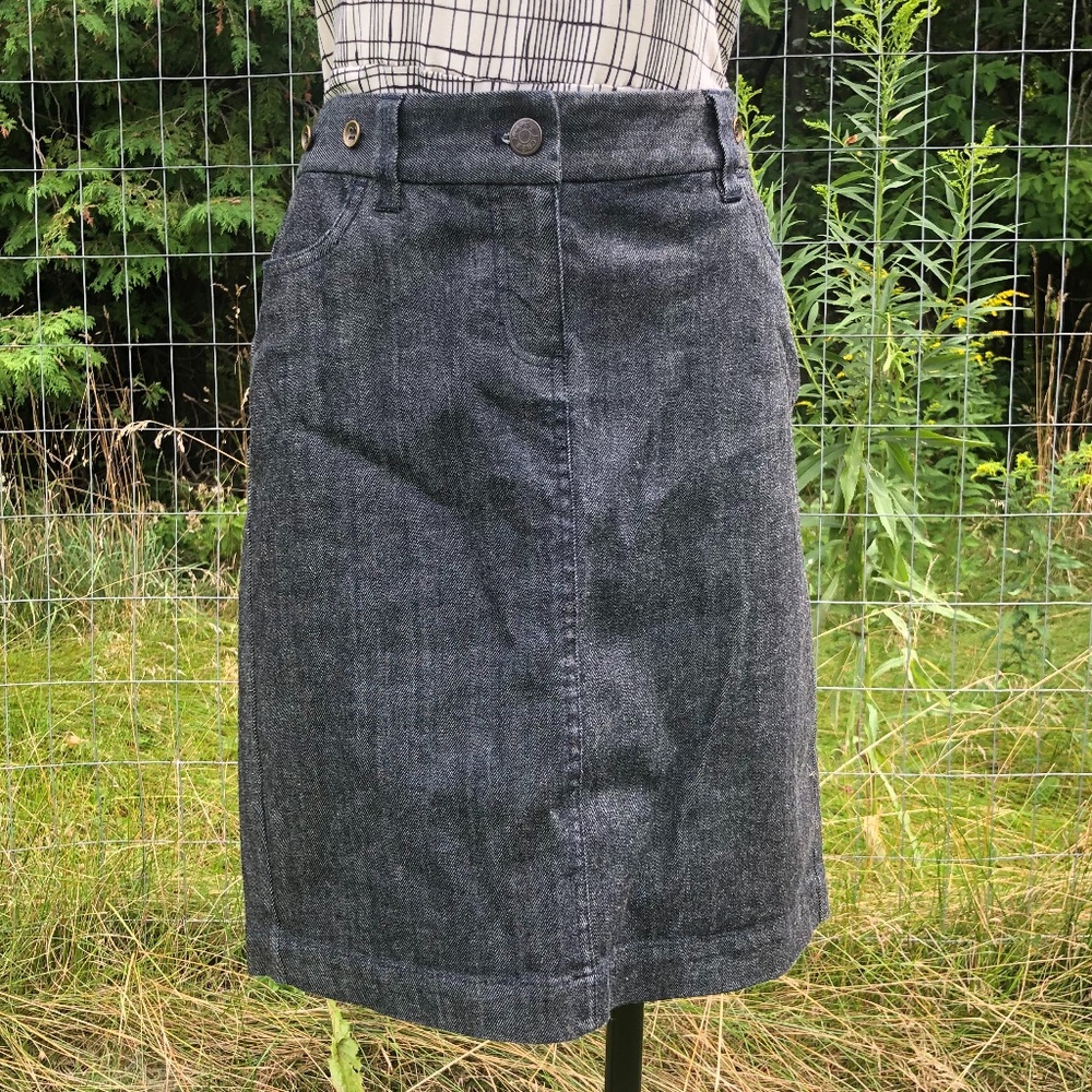 J.Crew Dark Denim Skirt